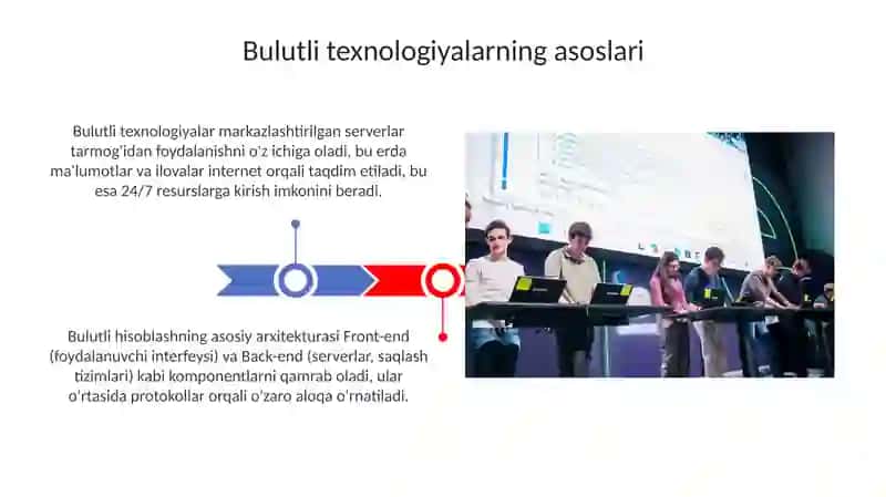 Har xil faoliyat sohalarida bulutli texnologiyalardan foydalanish imkoniyatlari 3