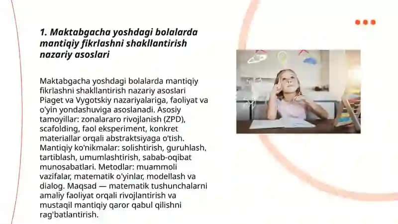 Maktabgacha yoshdagi bolalarni matematik rivojlantirish jarayonida mantiqiy fikrlashni loyihalash 3