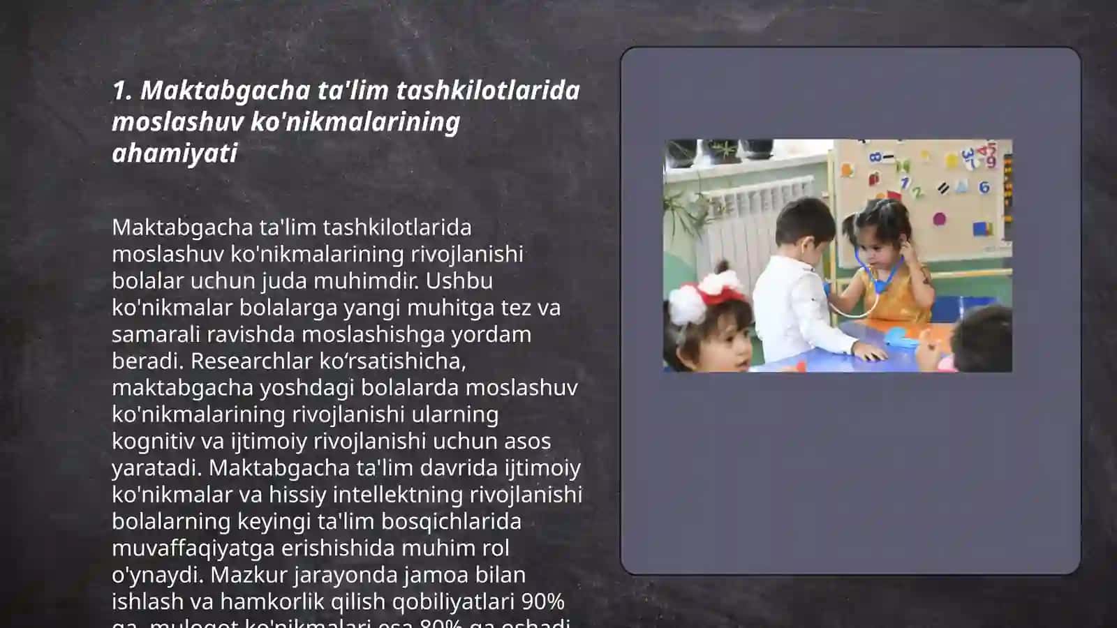 Maktabgacha ta'lim tashkilotlarida moslashuv koʻnikmalarini shakllantirish texnolgiyalari 3