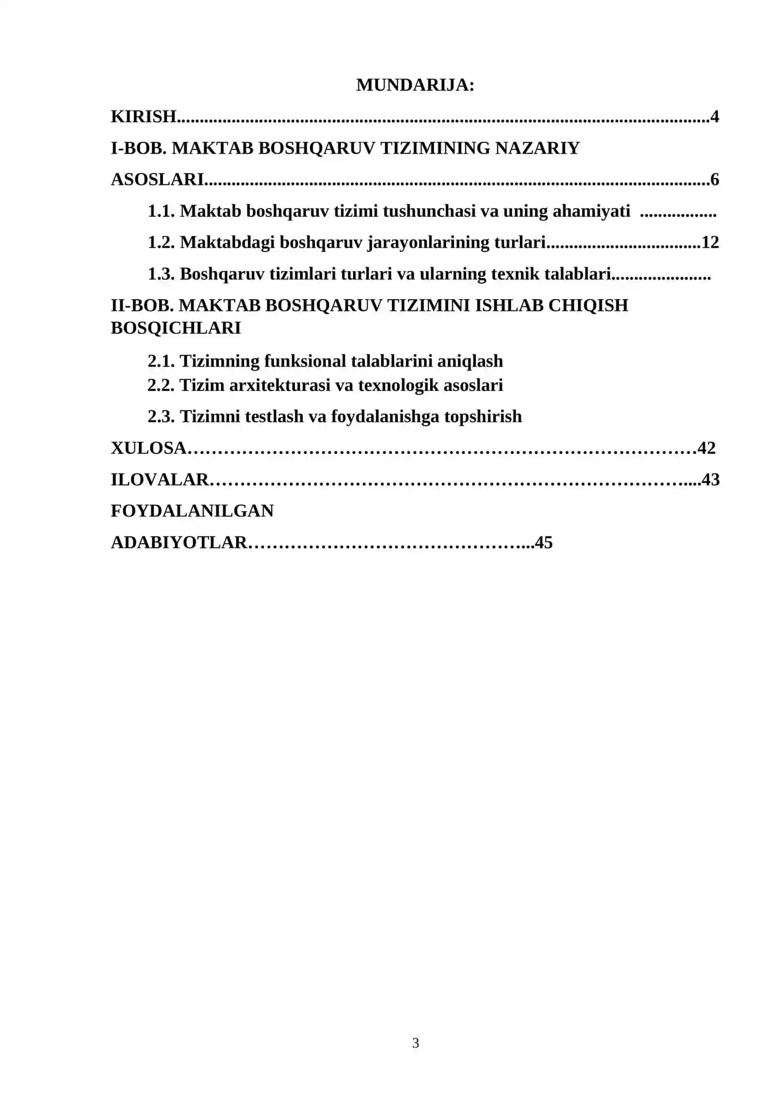 MAKTAB BOSHQARUV TIZIMINI YARATISH 3