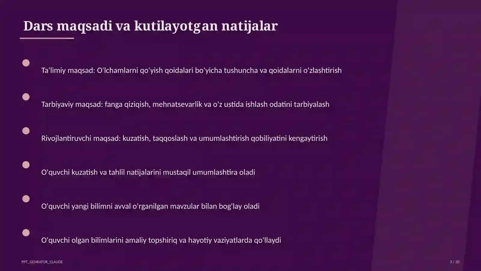 O'lchamlarni qo'yish qoidalari (8-sinf) 3