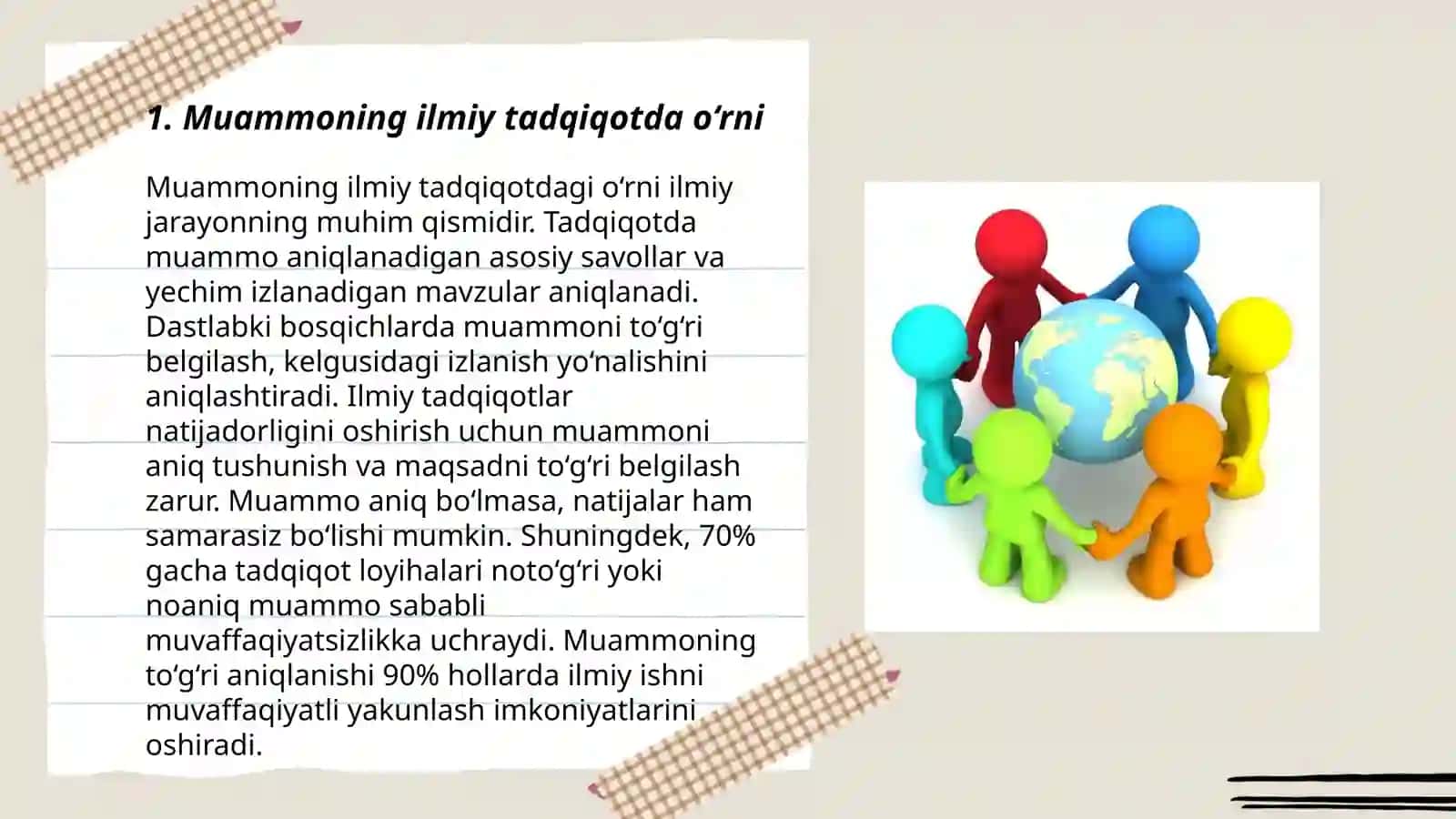 Ilmiy tadqiqotda muammo va muammoli vaziyatning oʻzaro aloqasi 3