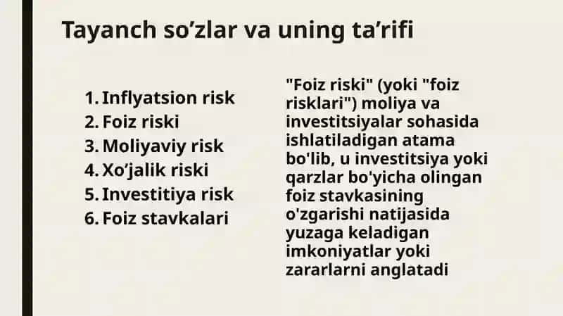 Moliyaviy risklar tushunchasi mazmuni funksyalari  va xossalari 3