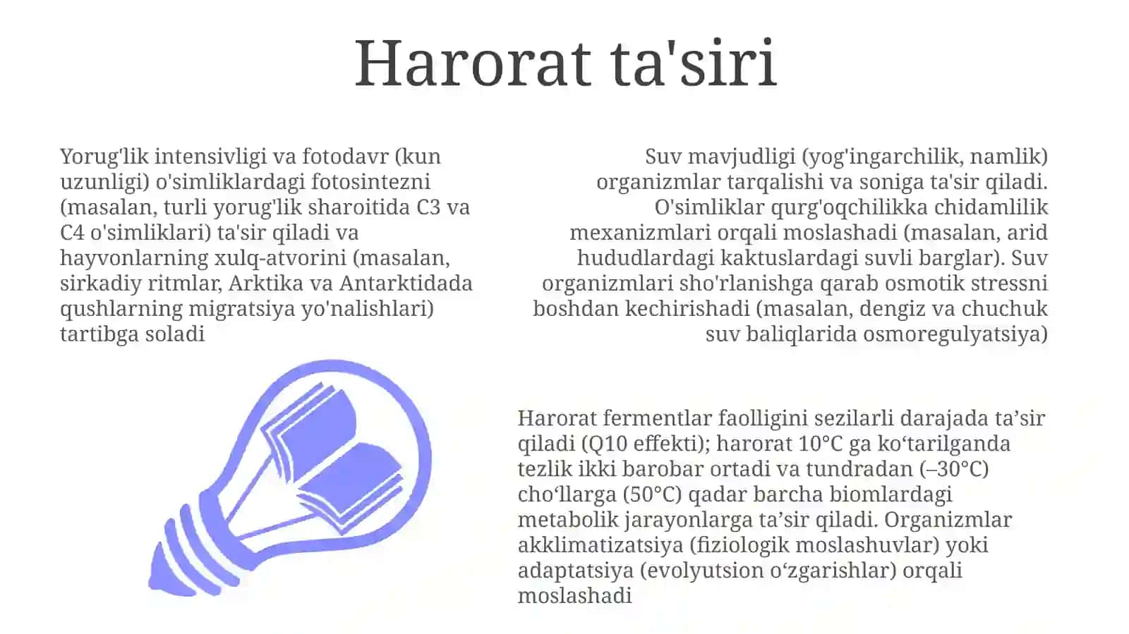 Turliekologikomillarningtirikorganizmlargataʼsiretishmexanizmlari 3