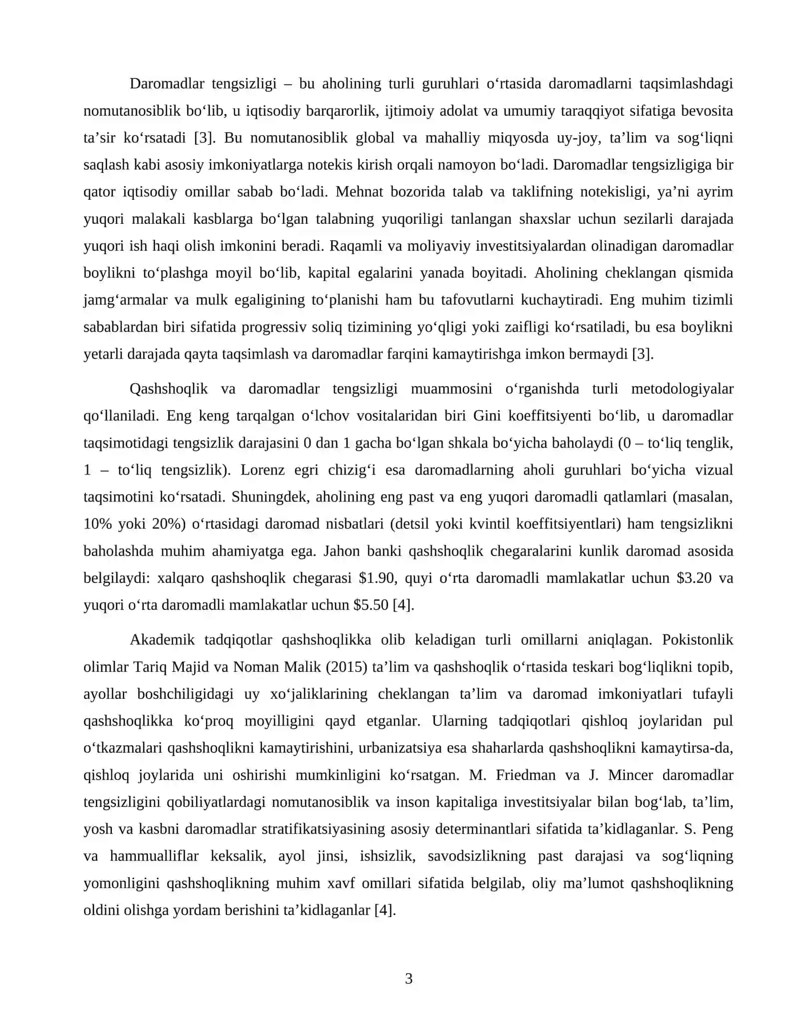 Aholi daromadi va davlatning ijtimoiy siyosati 3