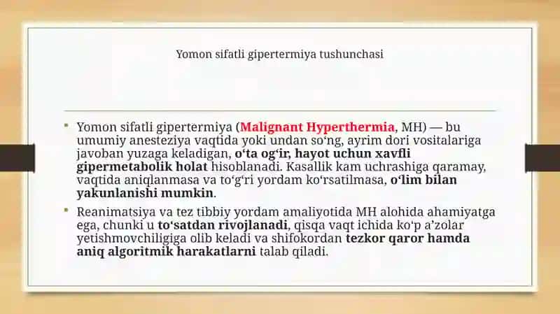 Yomon sifatli gipertermiyani davolash 3