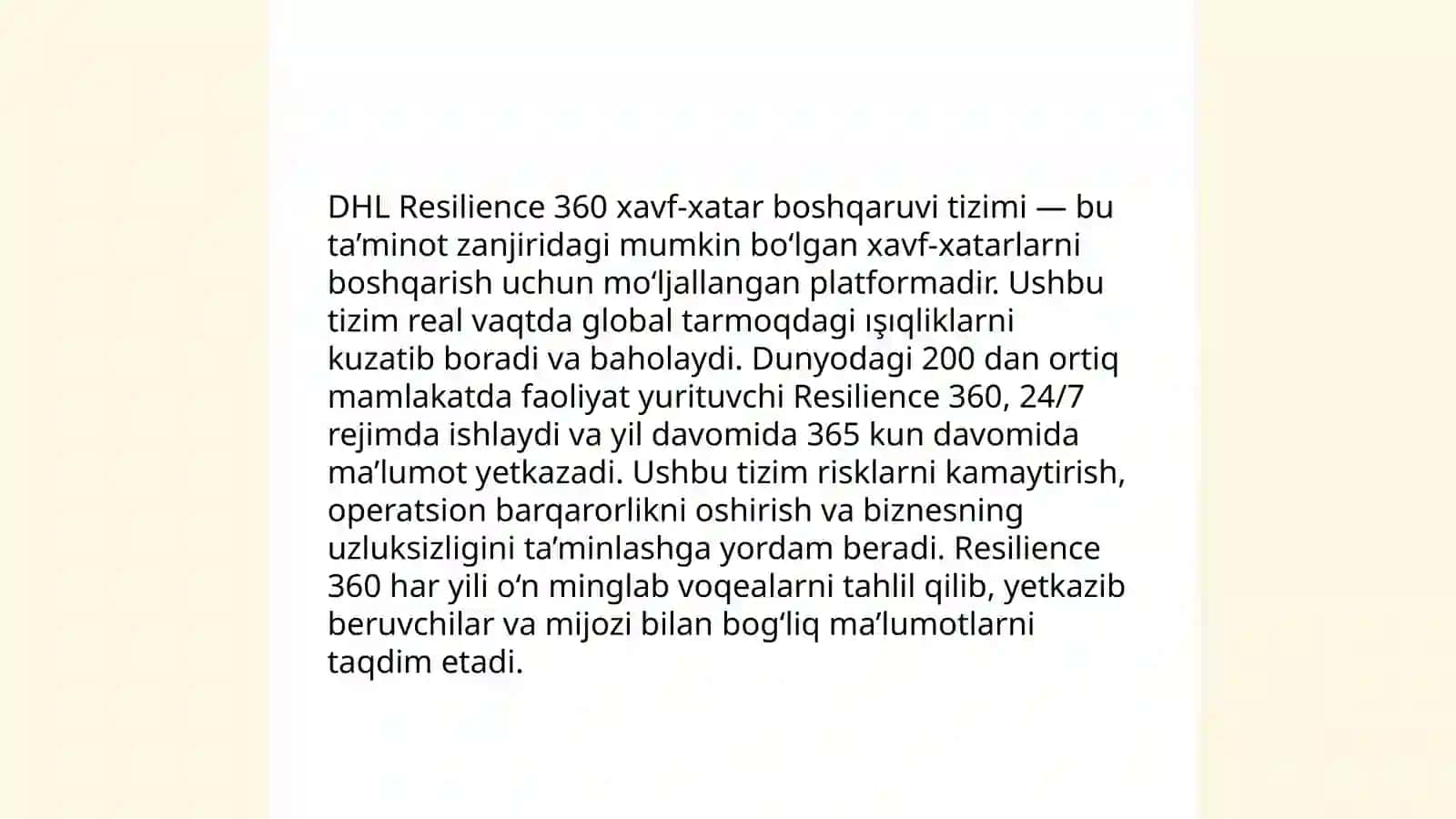 DHL Resilience 360 3