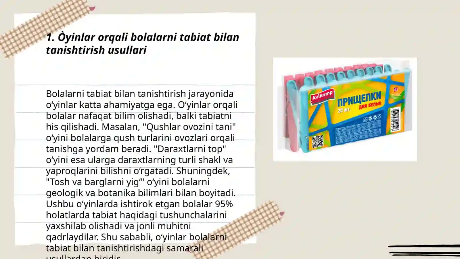 Òyinlar asosida bolalarni tabiat bilan tanishtirish texnologiyasi 3