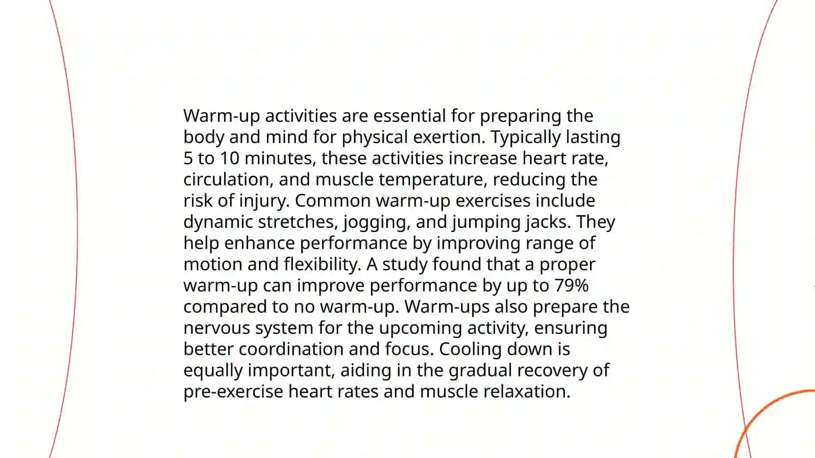 Activities for different stages in the lesson 3