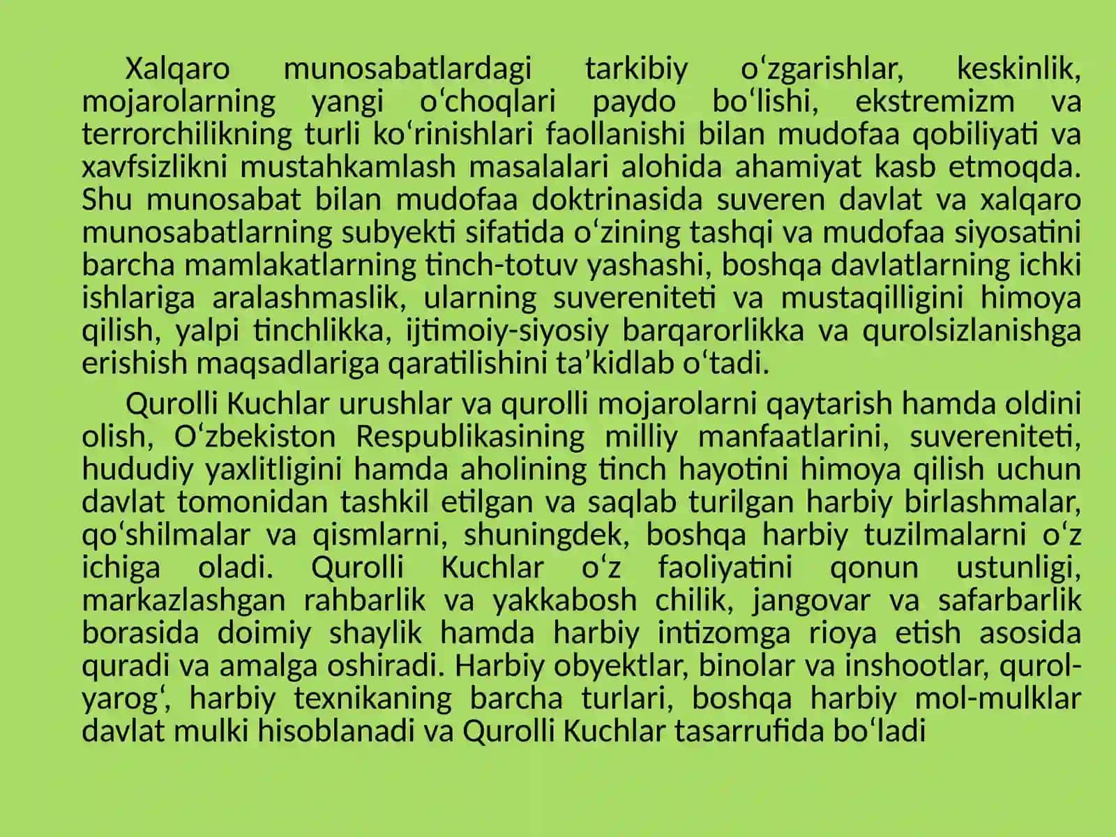 Harbiy doktrina 3