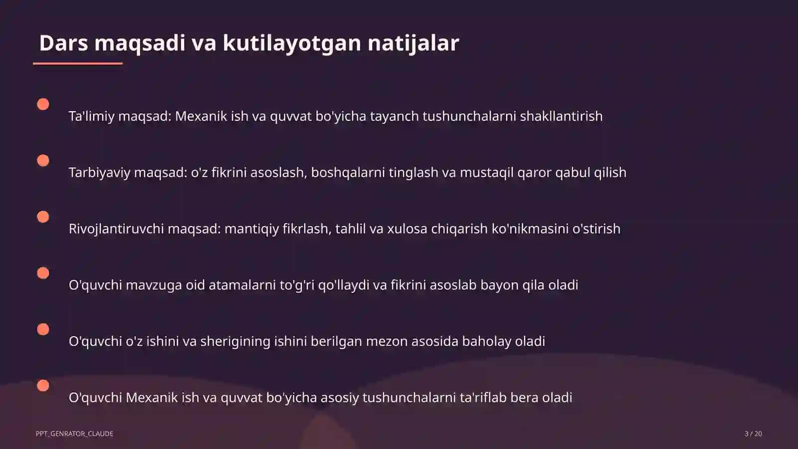 Mexanik ish va quvvat (7-sinf) 3