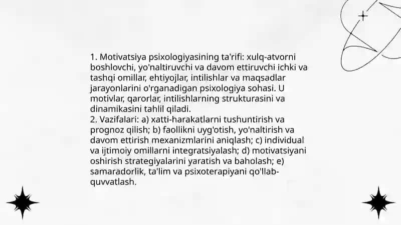 Motivatsiya psixologiyasi 3