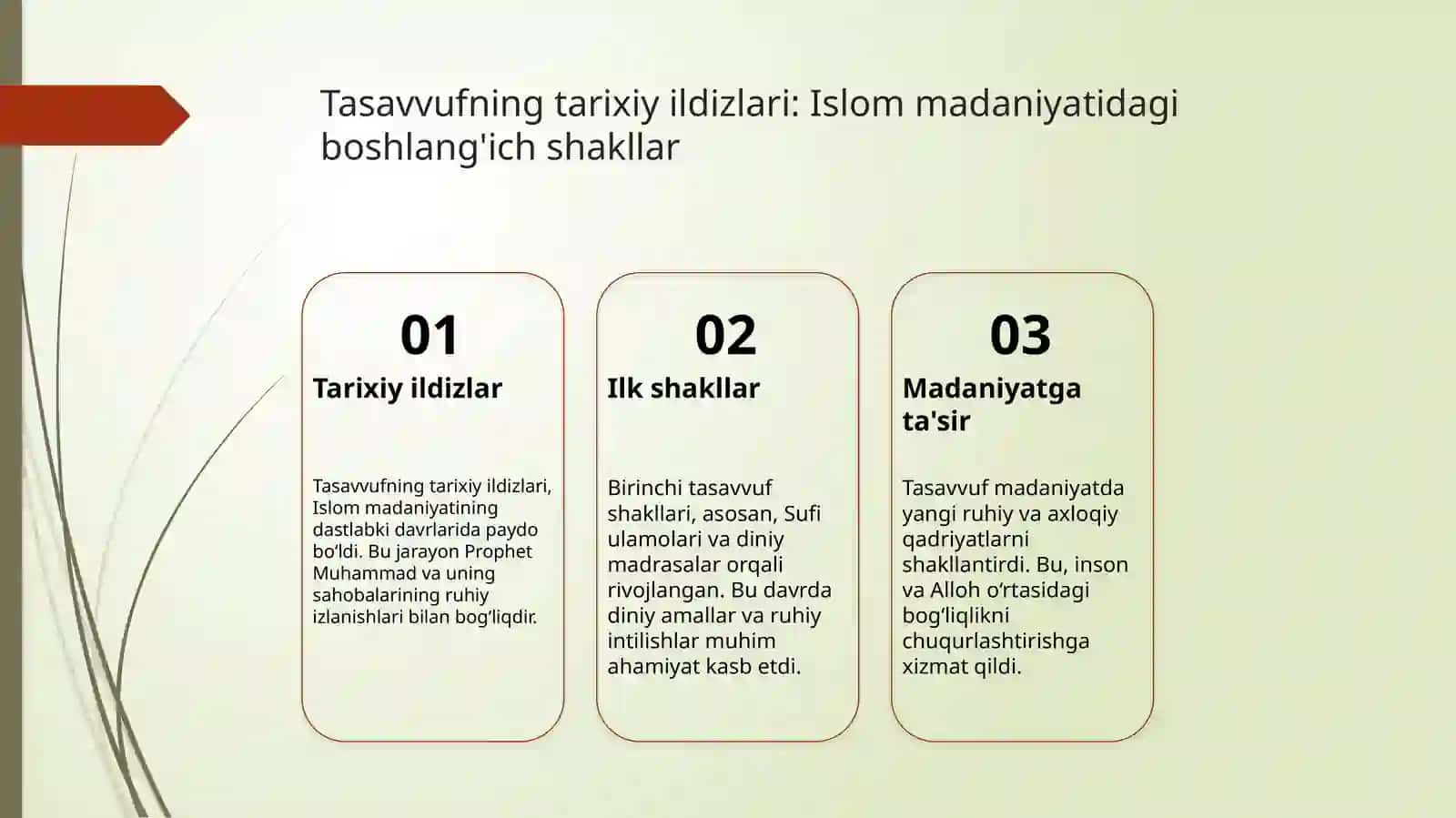 Tasavvufning tarixiy ildizlari va rivojlanish bosqichlari 3