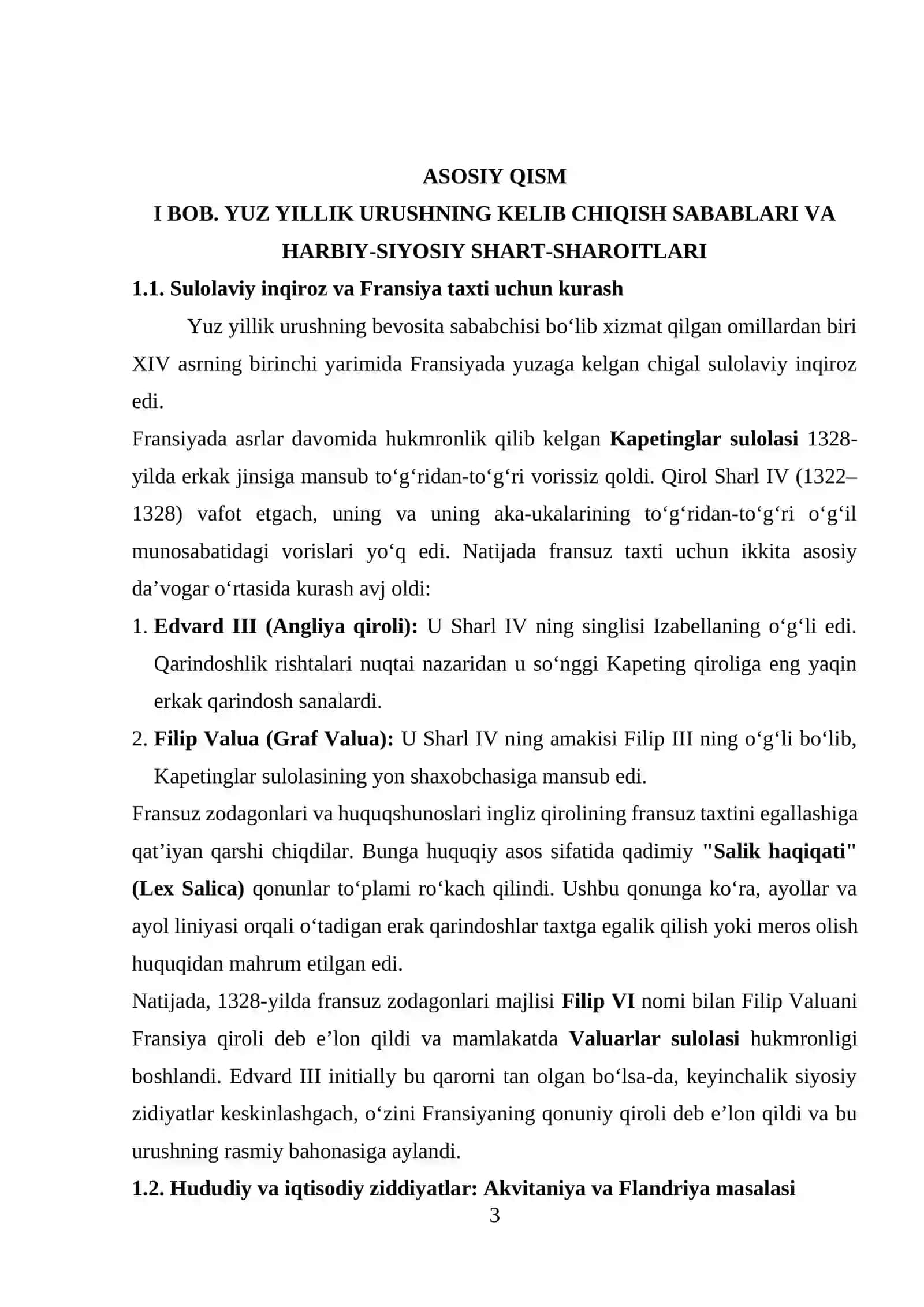 Yuz yillik urush 3