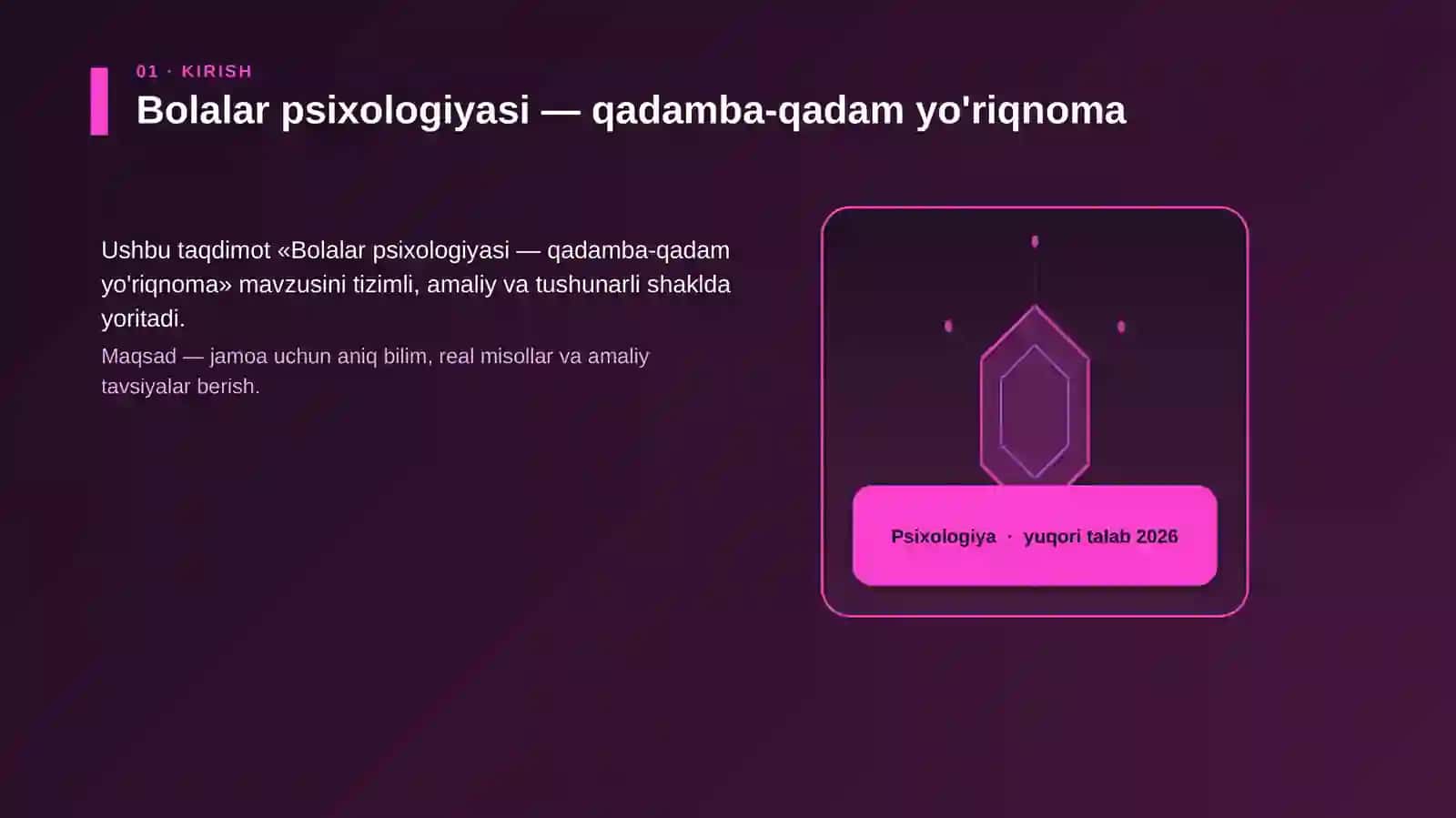 Bolalar psixologiyasi — qadamba-qadam yo'riqnoma 3