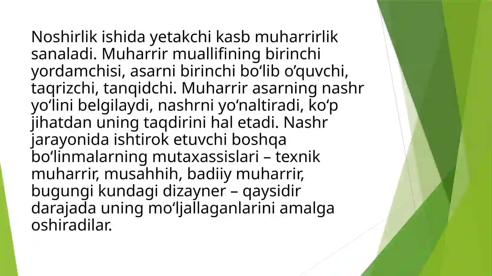 Muharrirlik mahoratining nazariy       asoslari 3