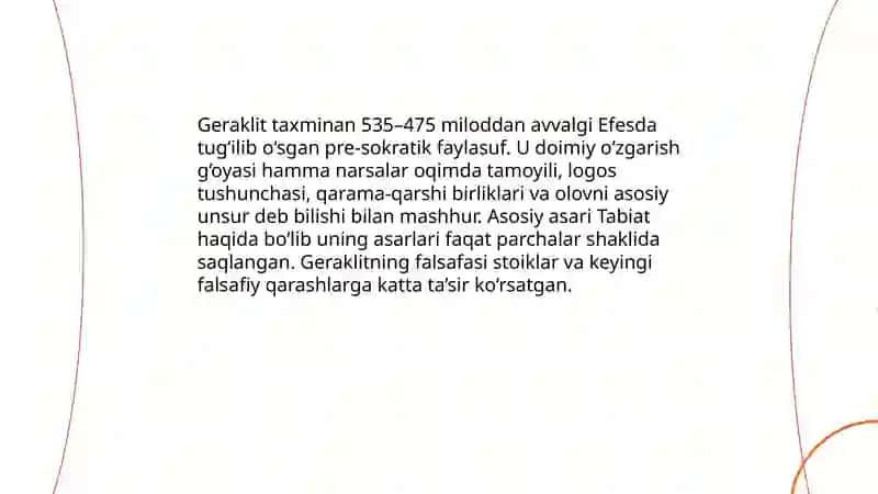 Geraklit falsafasi 3