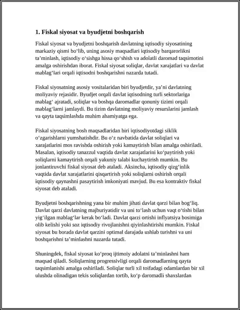 DAVLATNING IQTISODIY SIYOSATI 3