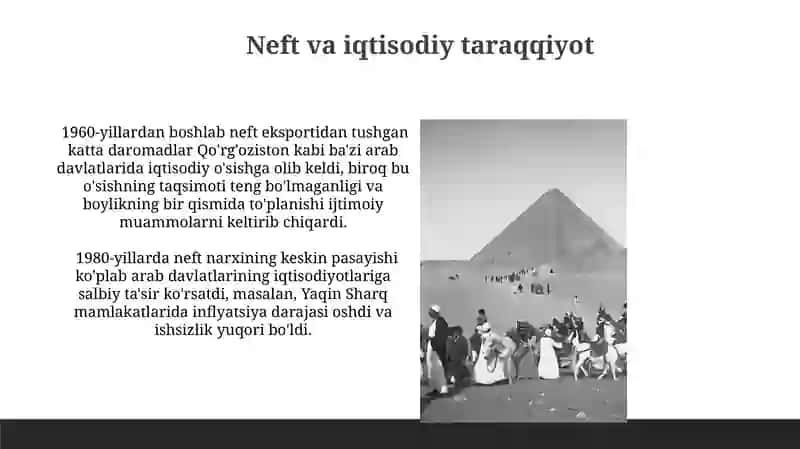 Arab mamlakatlari XX asr ikkinchi yarmida 3