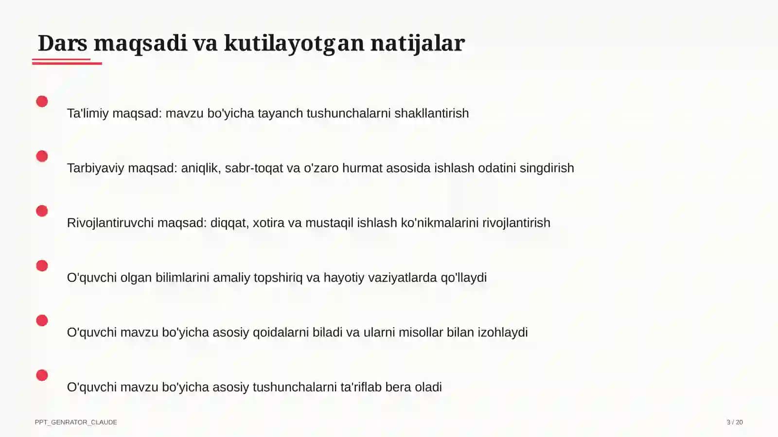 Kombinatorika elementlari: sanash qoidalari (6-sinf) 3