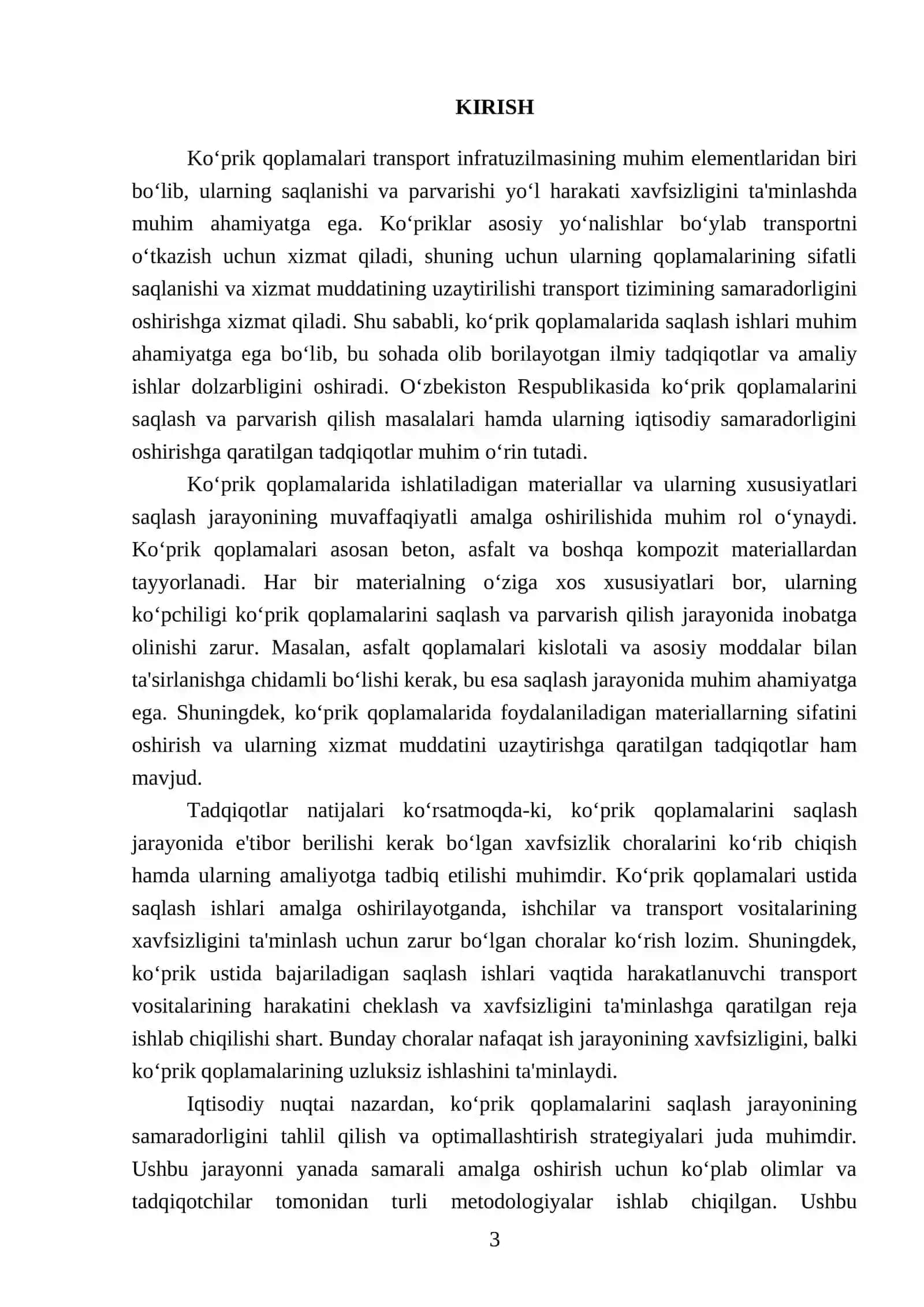 Ko‘prik qoplamalarida saqlash ishlari 3