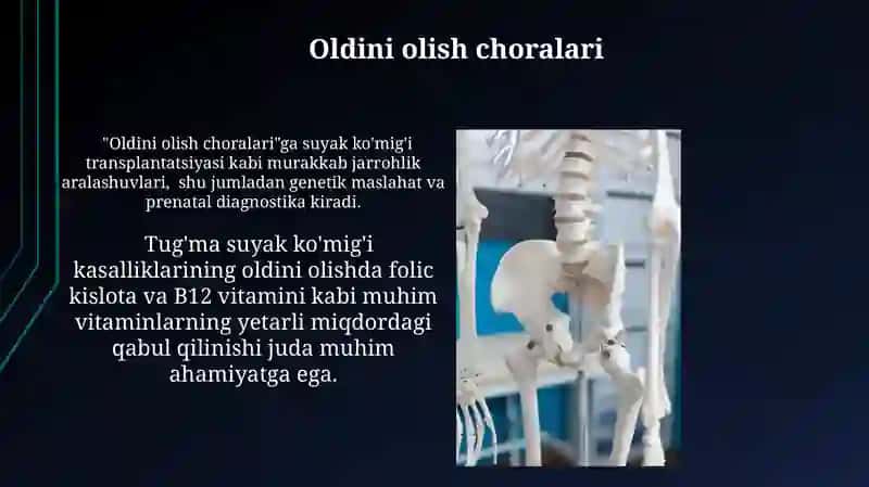 Qon ivish omillarining tugʻma kasalliklari 3