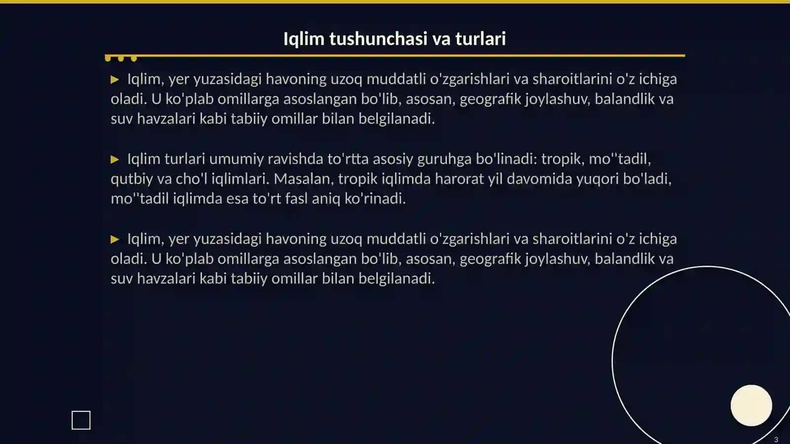 Iqlim va iqlim uzgarishi 3