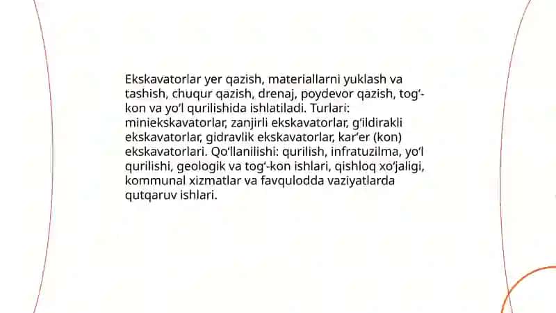 Yer ishlari mashinalari 3