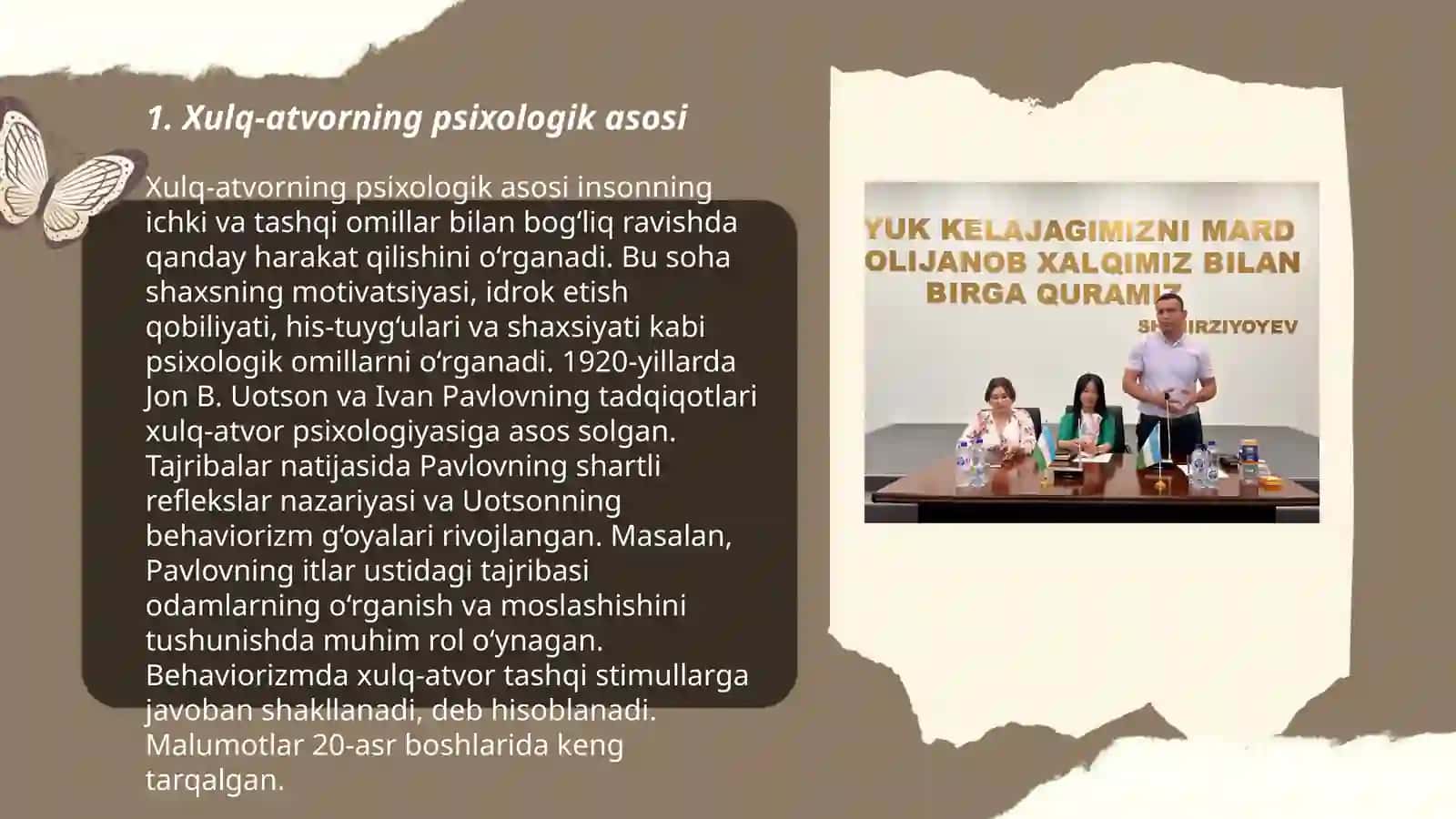 Xulq-atvorning psixologik asosi 3