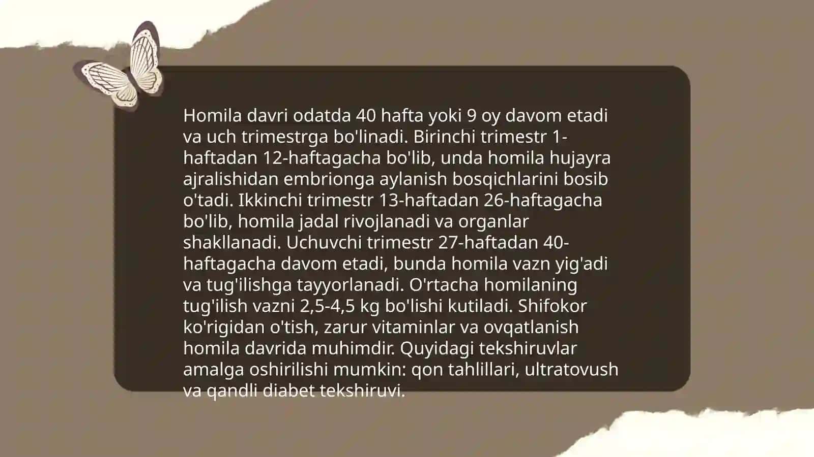 Postiyanal onotogenizning asosiy davrlari 3