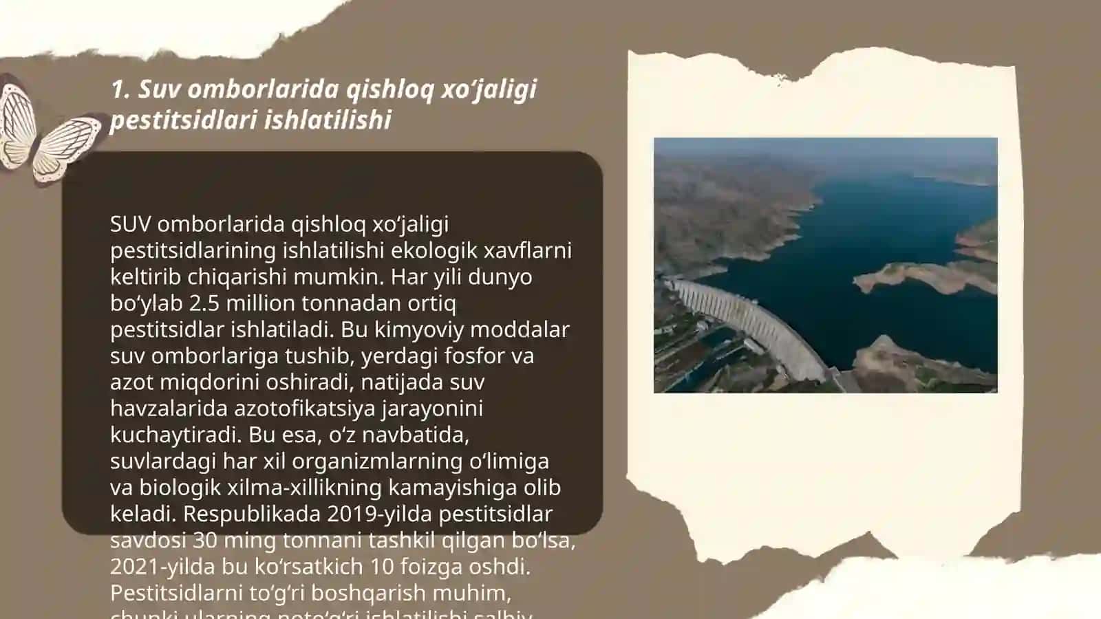 Suv omborlarida suvni ifloslanishining asosiy sabablari va ularni bartaraf etish yo'llari 3
