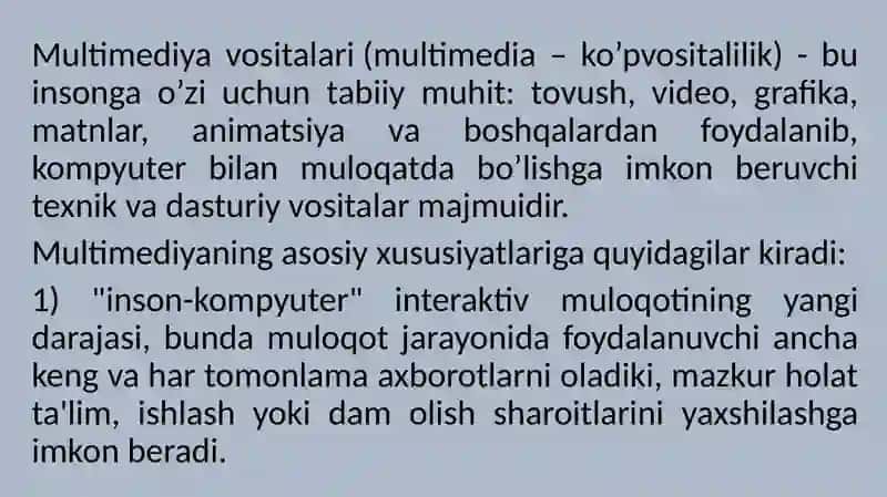 Audio va video materiallariga ishlov berish 3