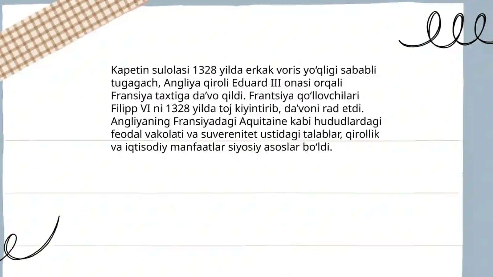 Yuz yillik urush:sabablari,yakunlari va oqibatlari 3