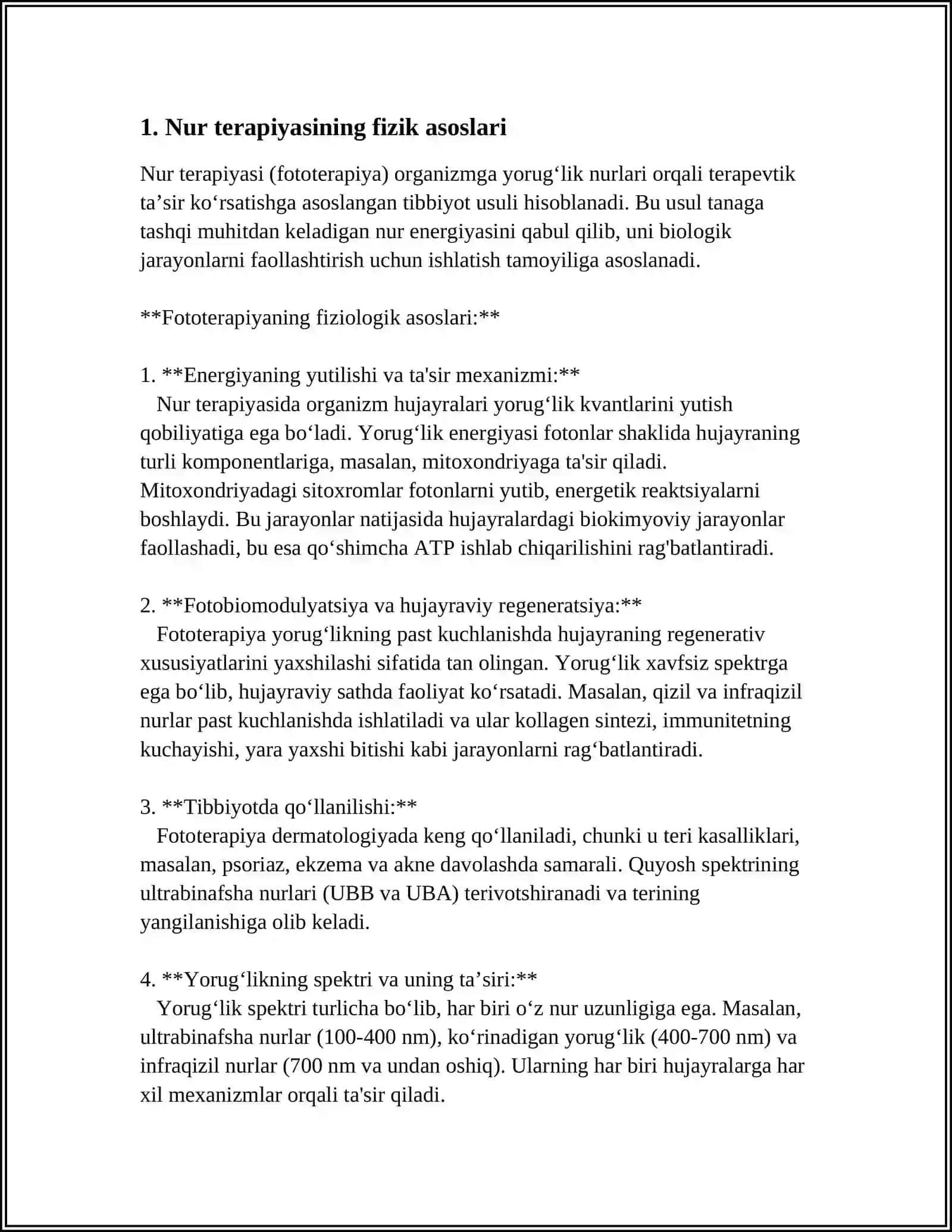 NUR TERAPIYASI FIZIK VA TEXNIK ASOSLARI 3