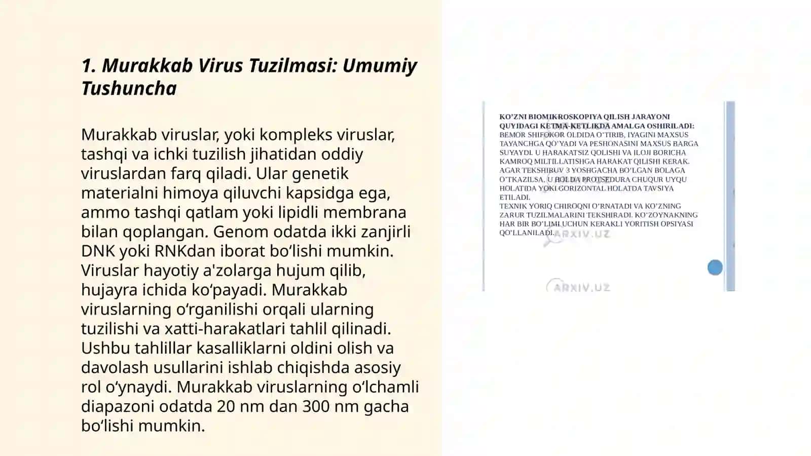 Murakkab Virus Tuzilmasi: Umumiy Tushuncha 3