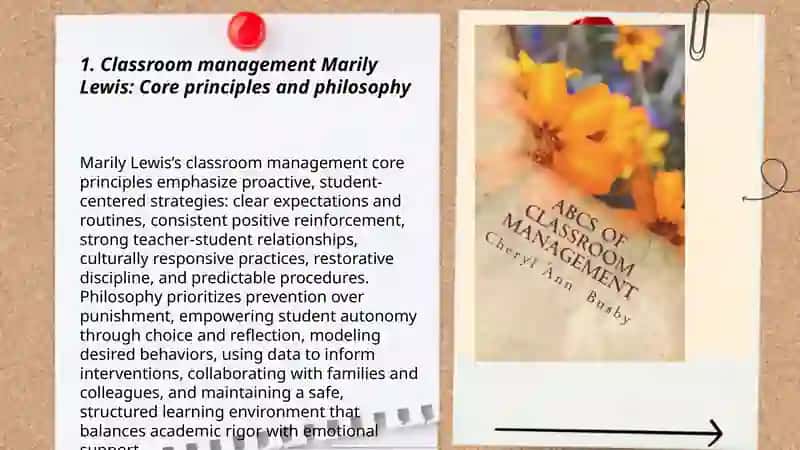 Marily Lewis Classroom management 3