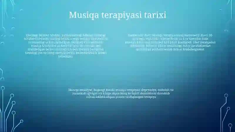 Musiqiy Terapiya 3