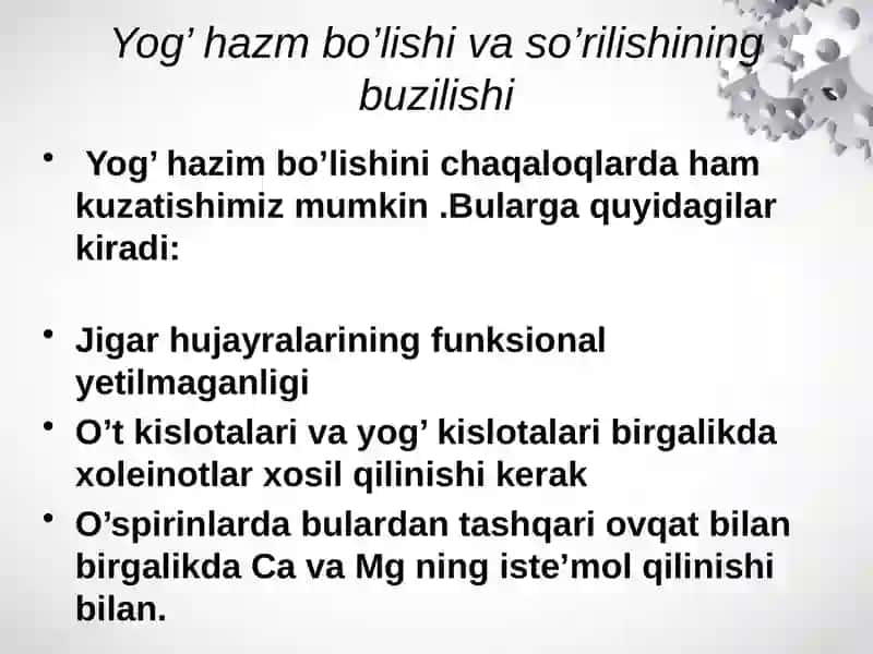 Yog’lar almashinuvi buzilishi 3