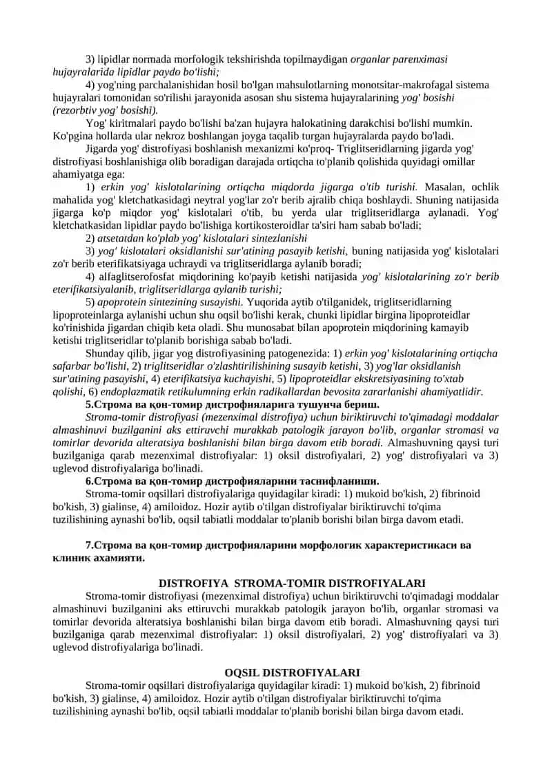 Pat.anatomiya fanidan yakuniy nazorat savollariga javoblar 3