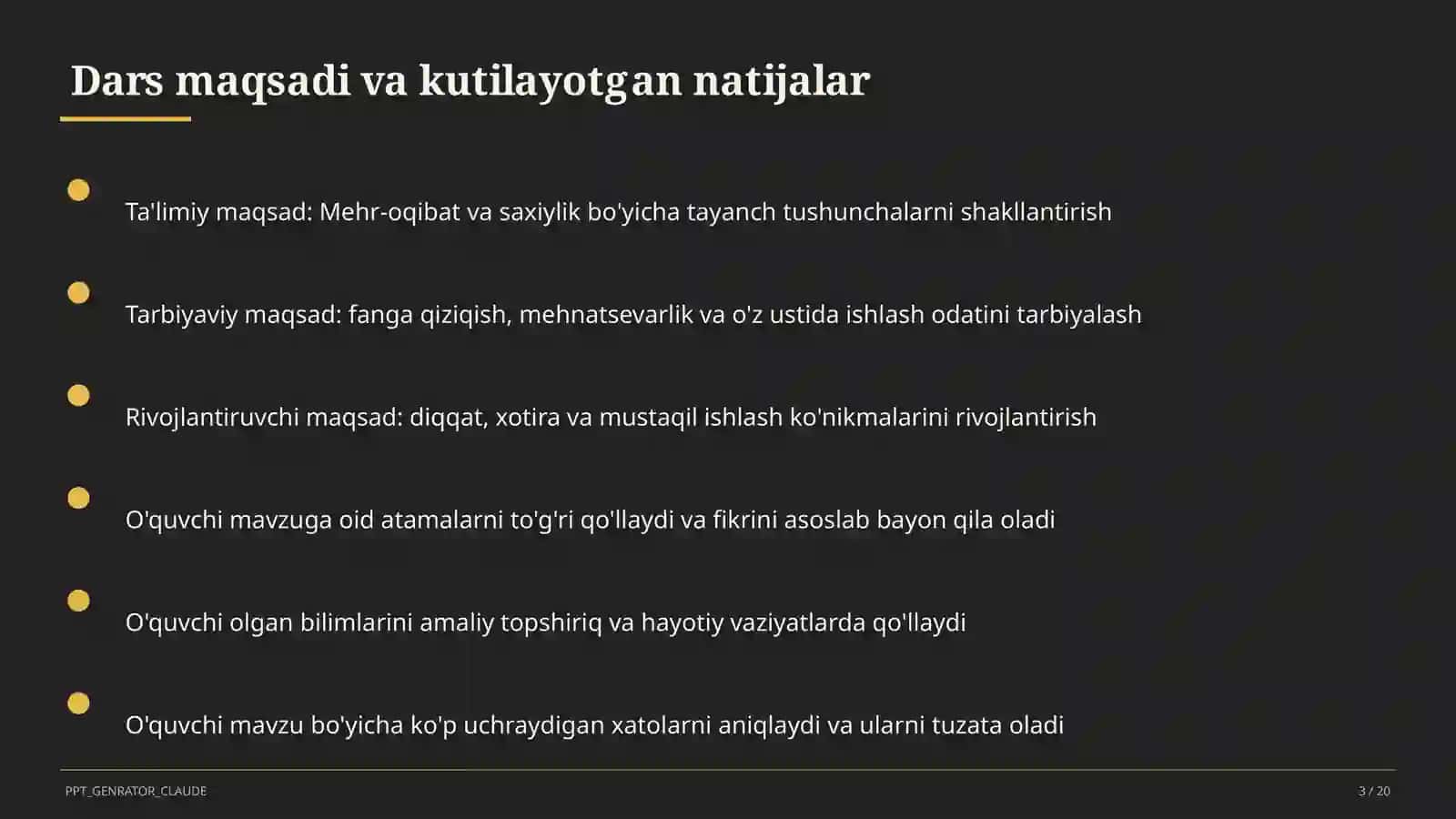 Mehr-oqibat va saxiylik (4-sinf) 3
