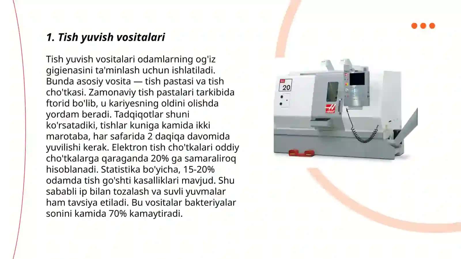 Tish yuvish vositalari 3