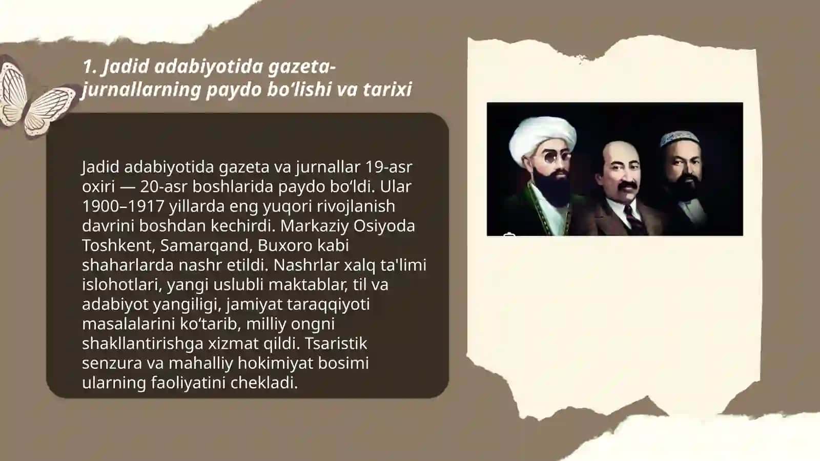 Jadid adabiyotida gazeta-jurnallar foalyati 3