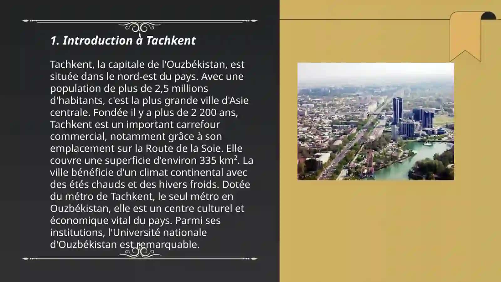 Fransuzcha prezentatsiya Tachkent haqida 3