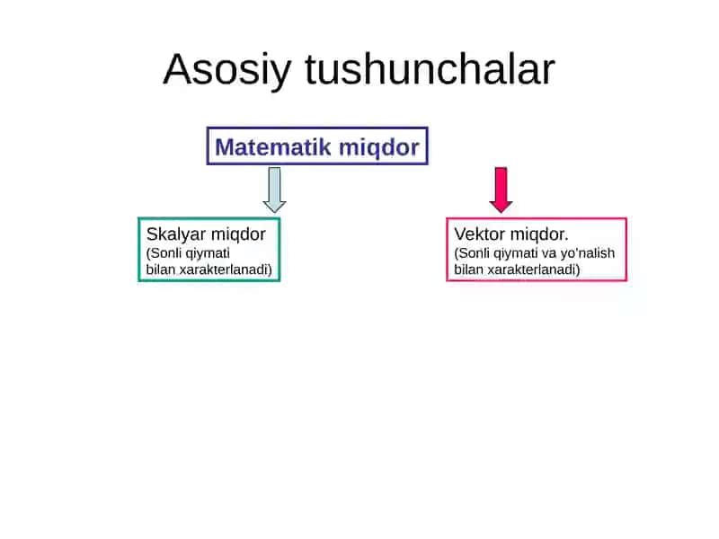 VЕKTORLAR USTIDA AMALLAR 3