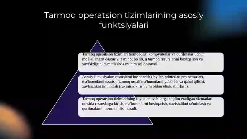 Tarmoq operatsion tizimlar 3