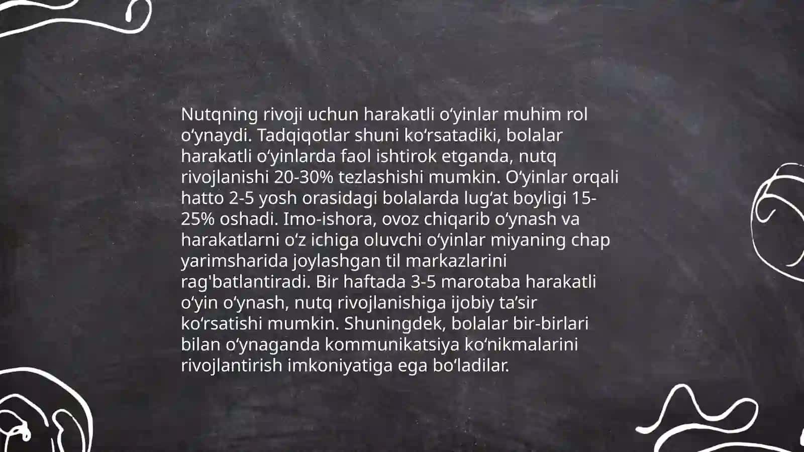 Nutqni rivojlantiruvchi harakatli o‘yinlarni o‘rgatish 3