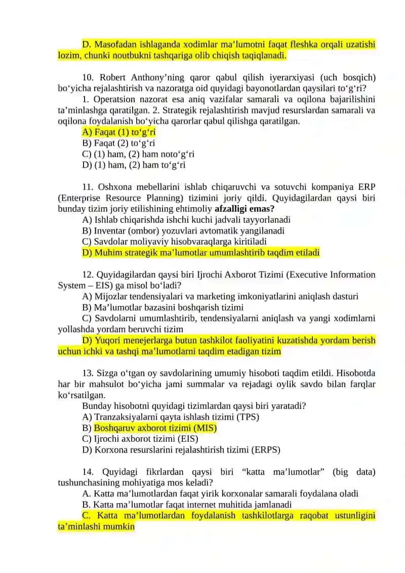 Axborotni boshqarish 3