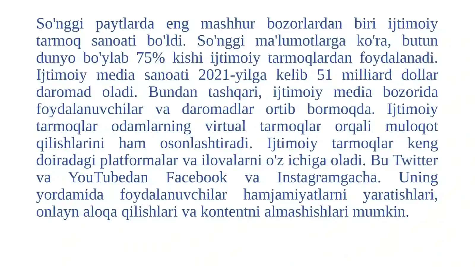 3-mavzu: Jahon media va axborot makonida raqobat muhiti 3