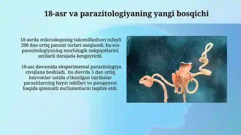 Parazitalogiya fanining qisqacha rivojlanish tarixi 3