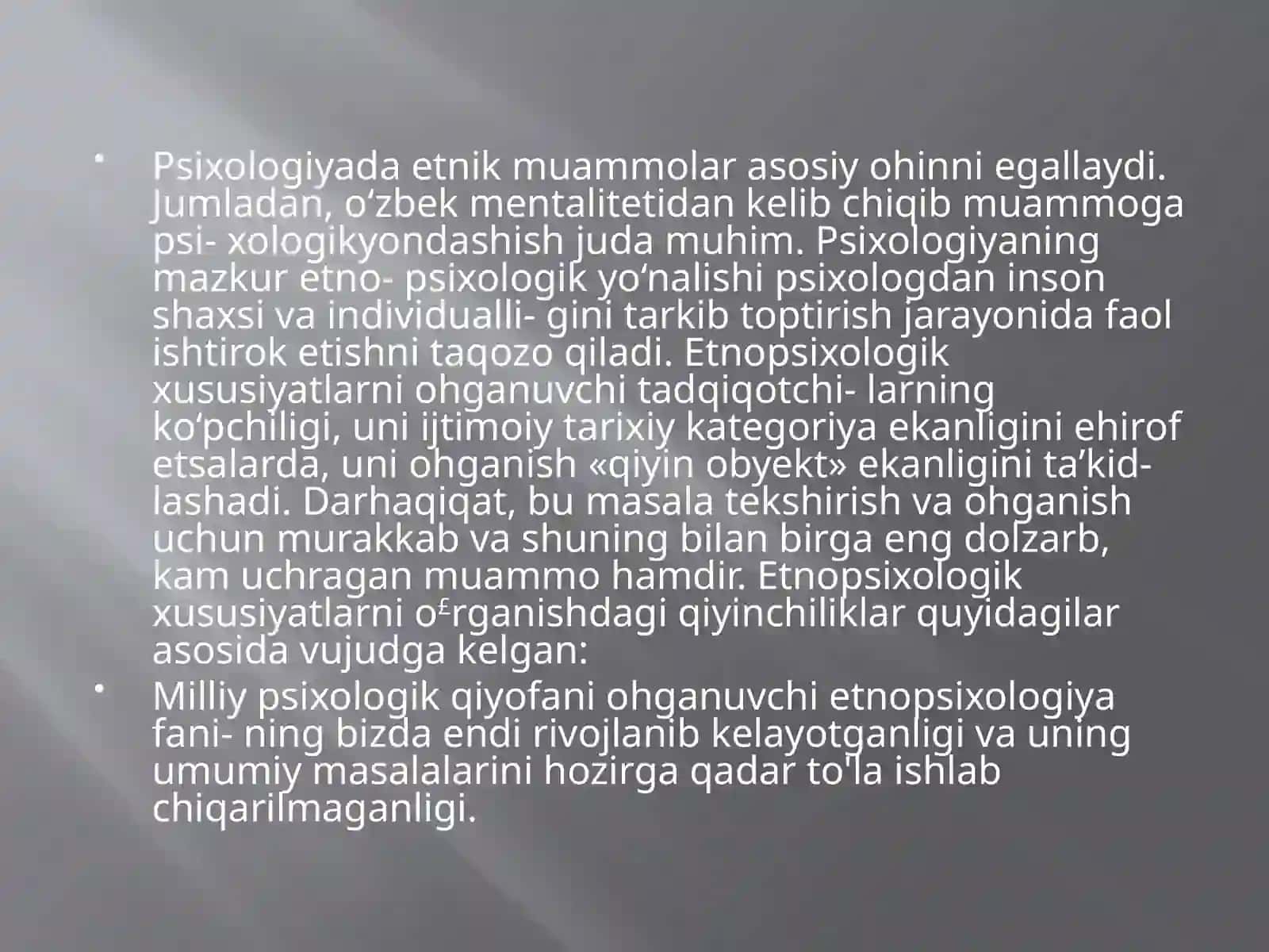 PSIXOLOGIYA NAZARIYASI VATARIXI FANIDAN MUSTAQILISHI 3